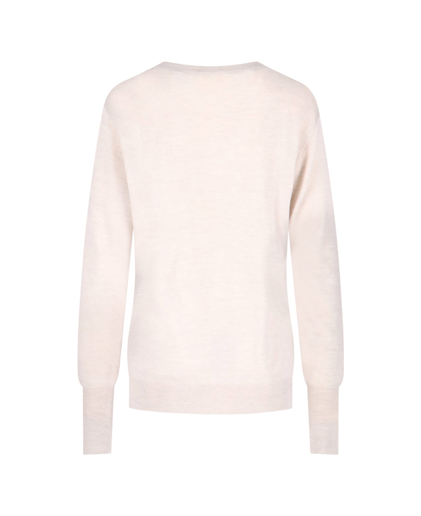 Ma
ry
ya Virgin Wool, Silk And Cashmere Sweater - Beige
