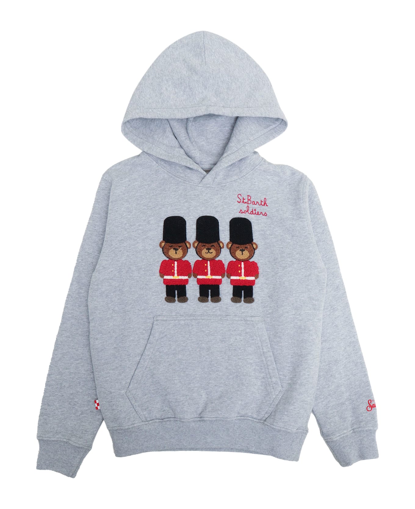 MC2 Saint Barth Boy Hooded Fleece Sweater - MULTICOLOR