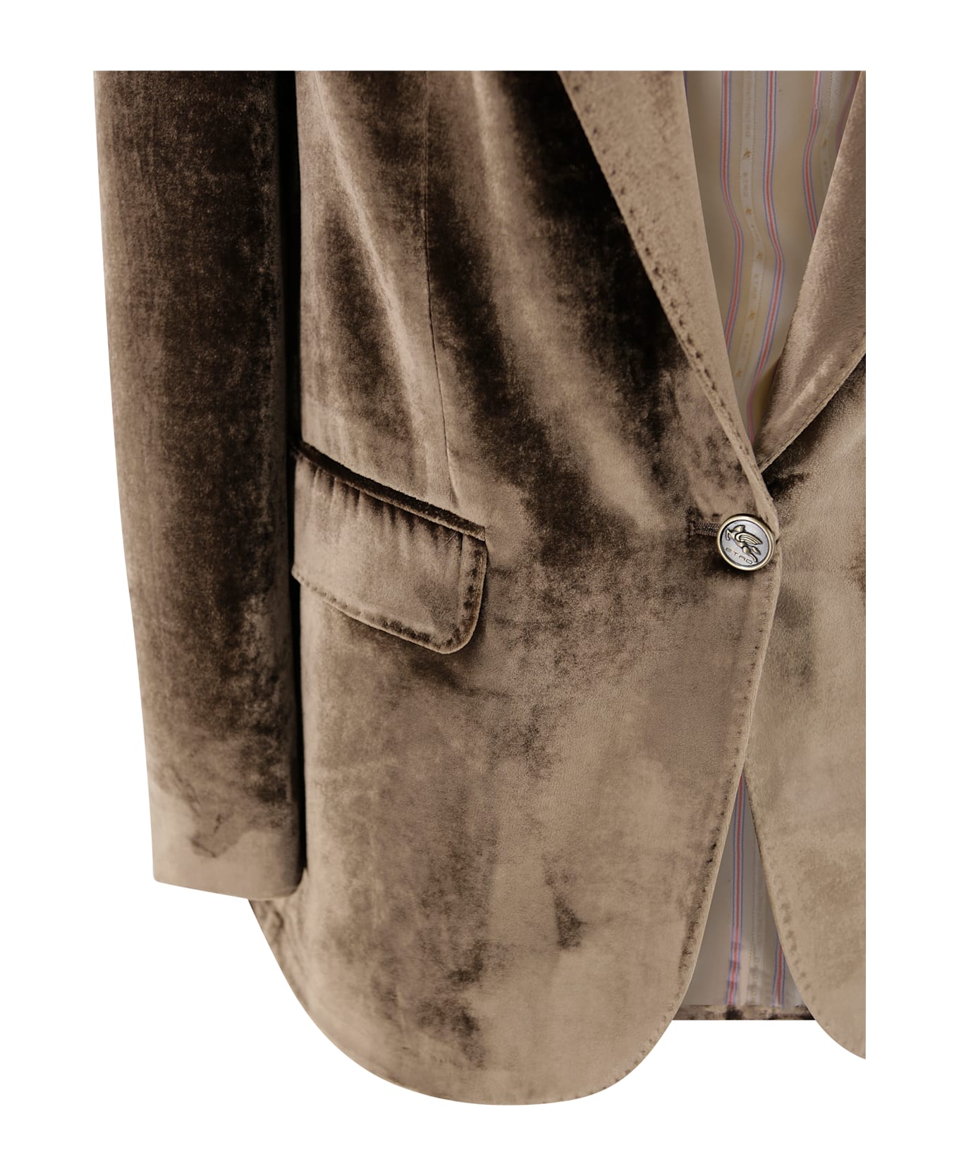 Etro Velvet Jacket - Brown