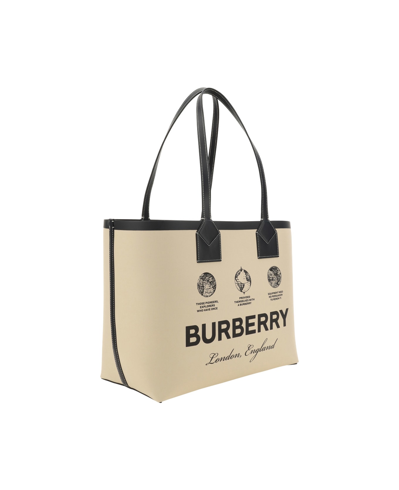 Burberry Heritage Shopping Bag - Beige
