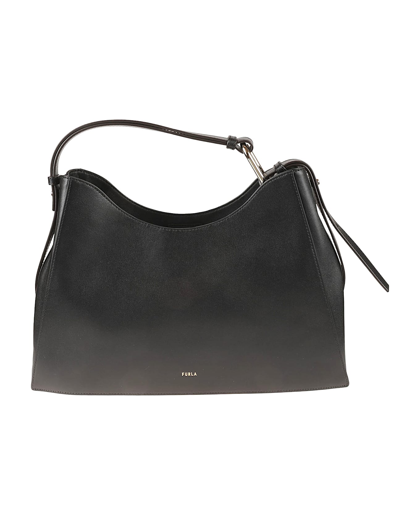 Furla Top Zip Tote - Black