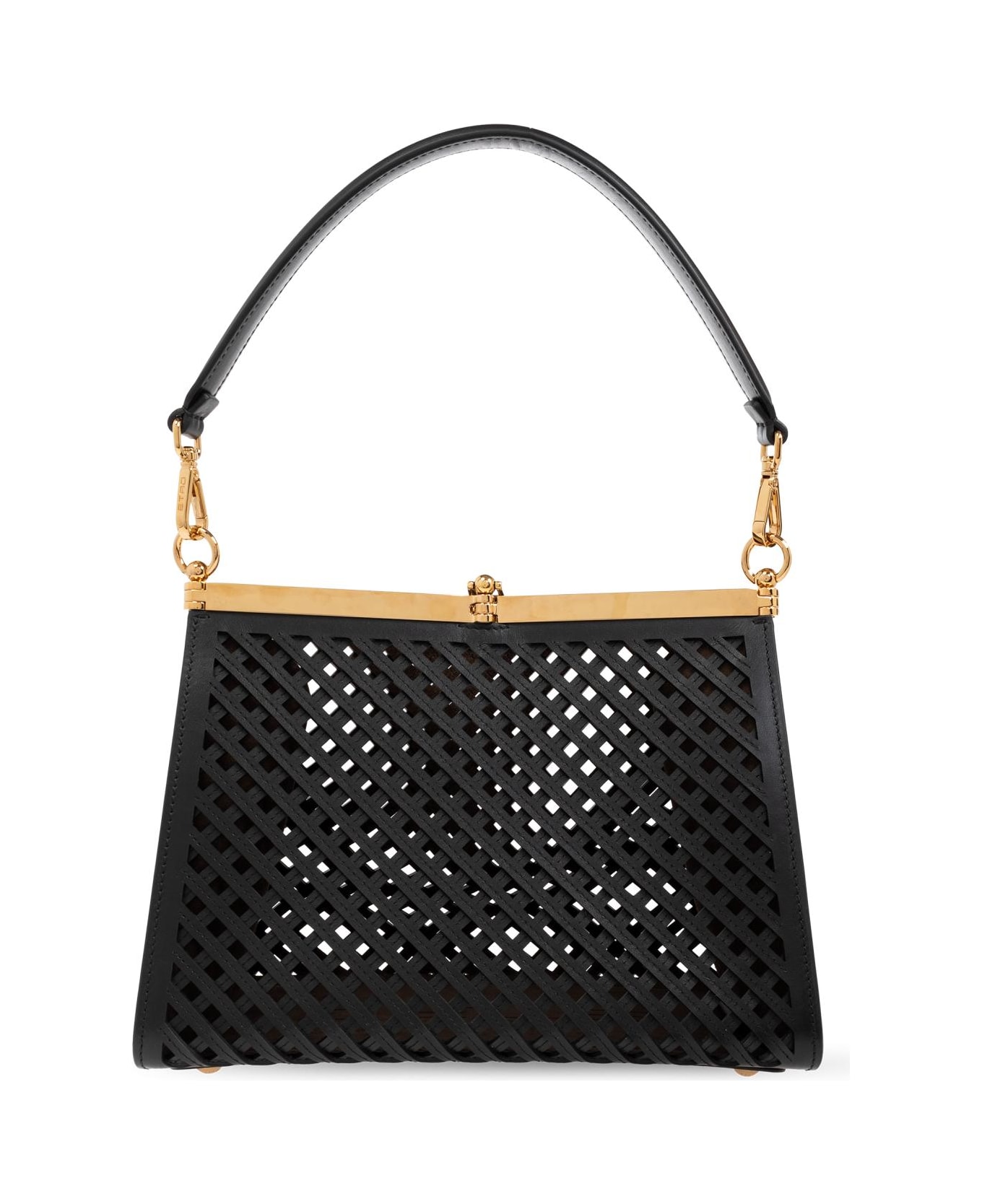 Etro Shoulder Bag Vela Medium - Black