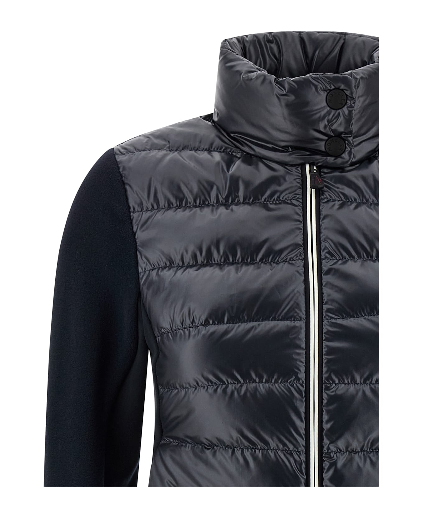 Moncler Grenoble Padded Vest Sweatshirt - Blue