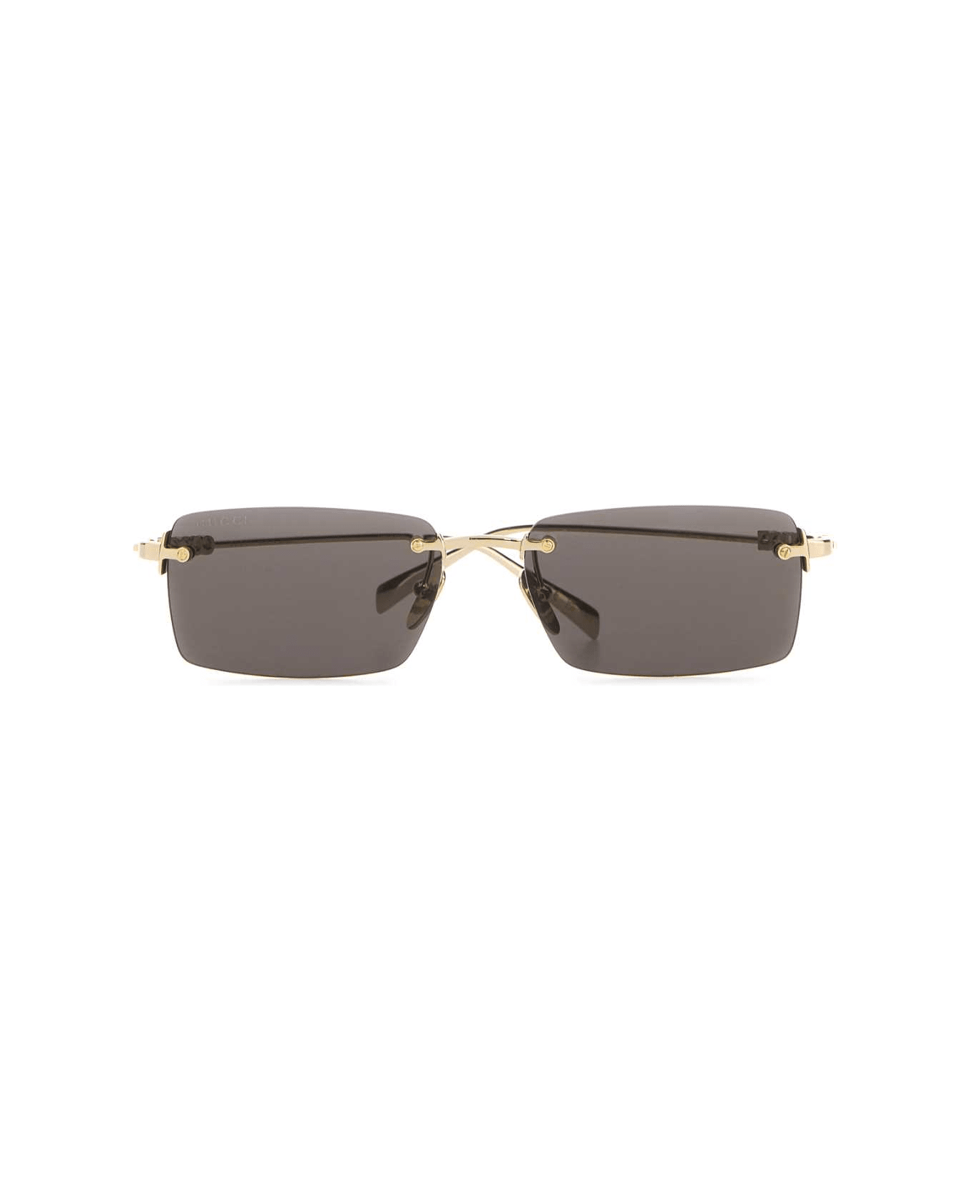 Gucci Platinum Metal Sunglasses - GOLDGREY