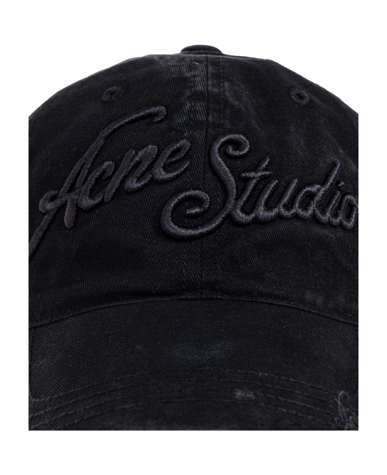 Acne Studios Baseball Cap - BLACK
