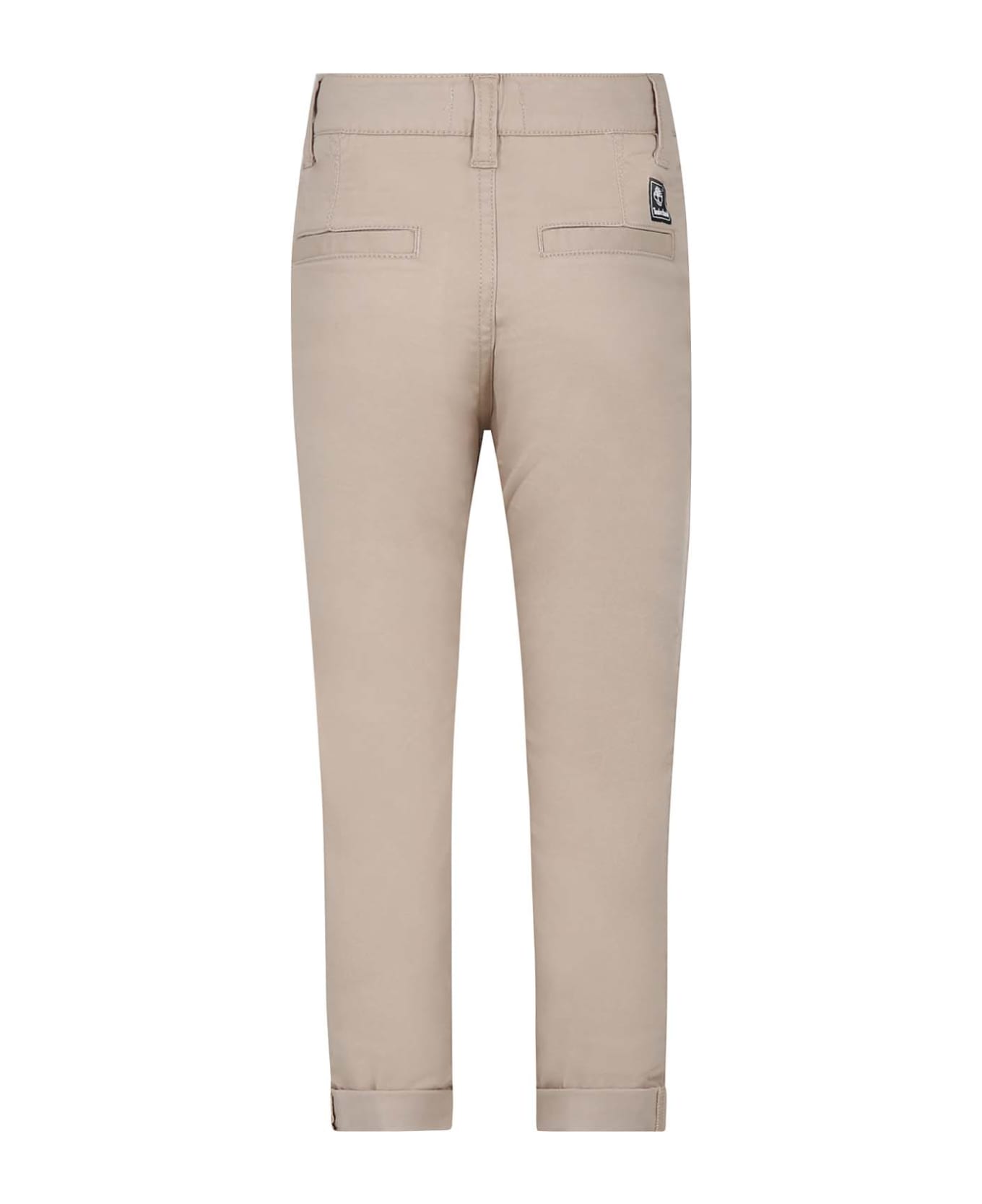 Timberland Beige Casual Trousers For Boy - Beige