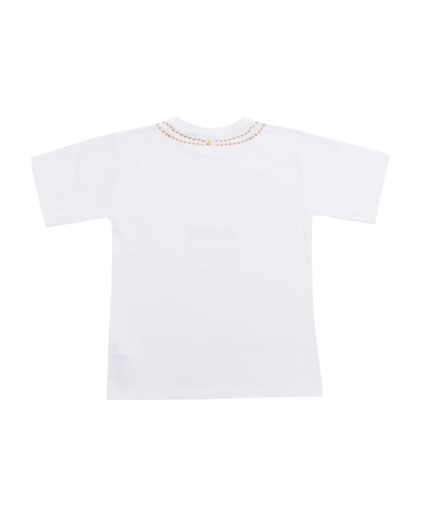 Moschino Short Sleeved Maxi T-shirt - WHITE