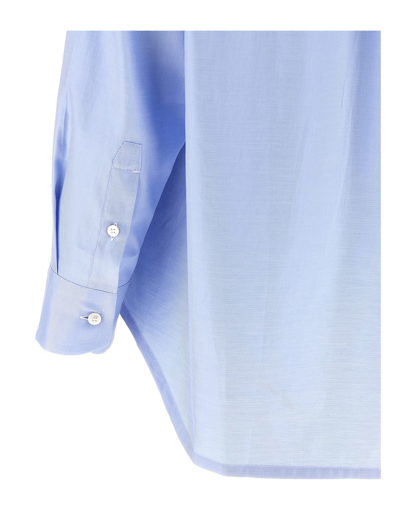 Brioni Sea Island Cotton Shirt - Light Blue