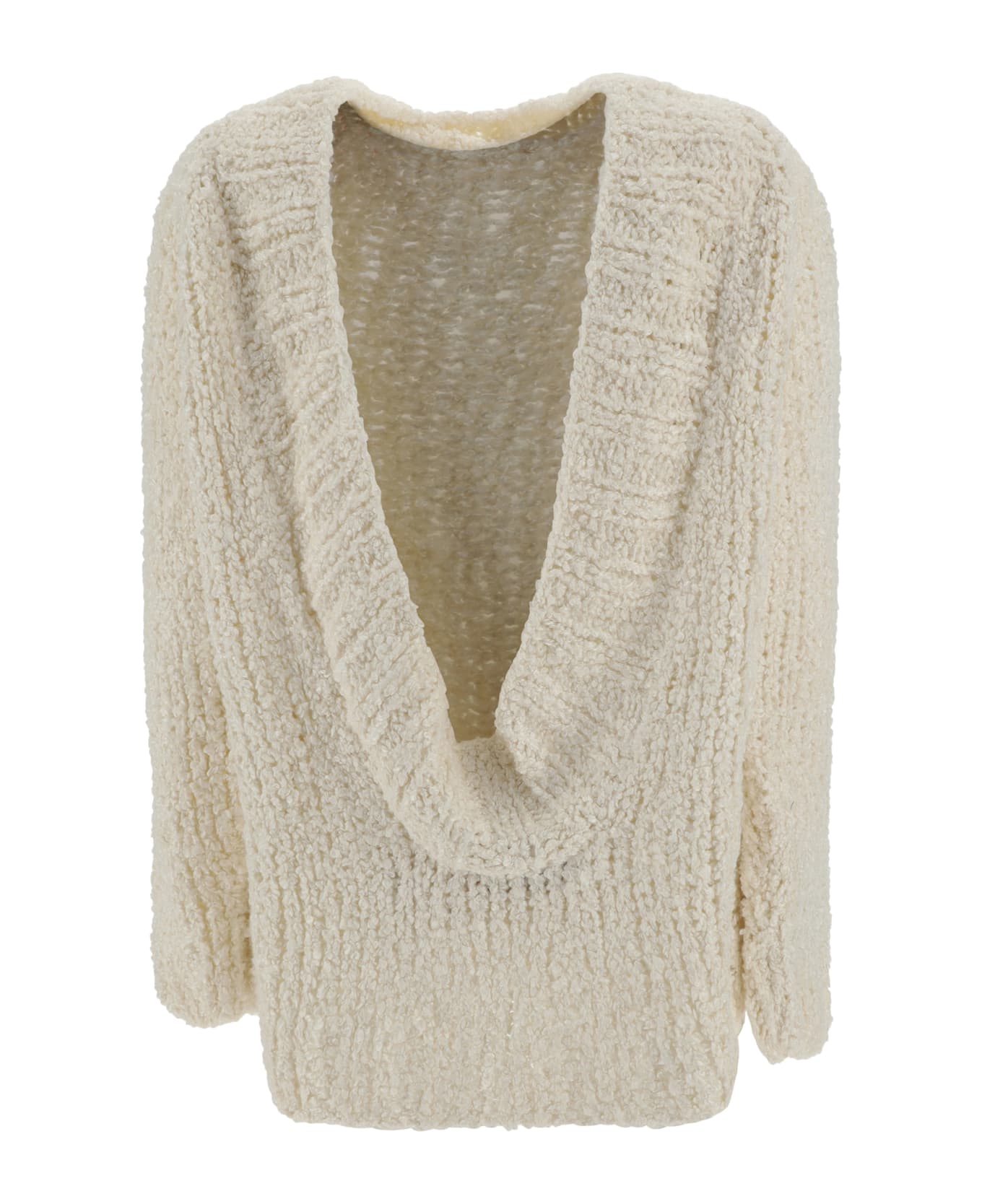 Wild Cashmere Sweater - Off-white 001 ニットウェア