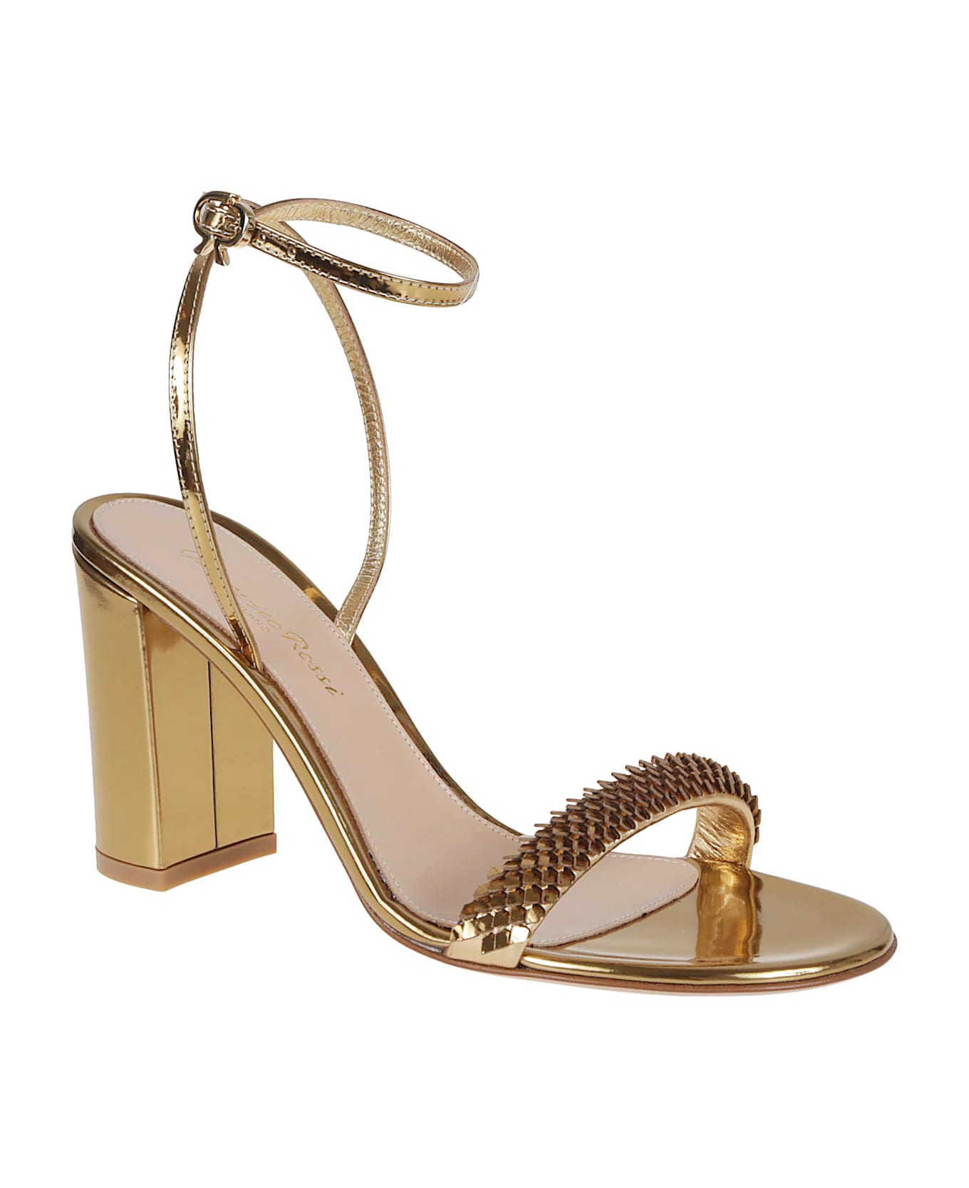 Gianvito Rossi Nappa Silk+metal Sandal - Mekm Mekong Mekong