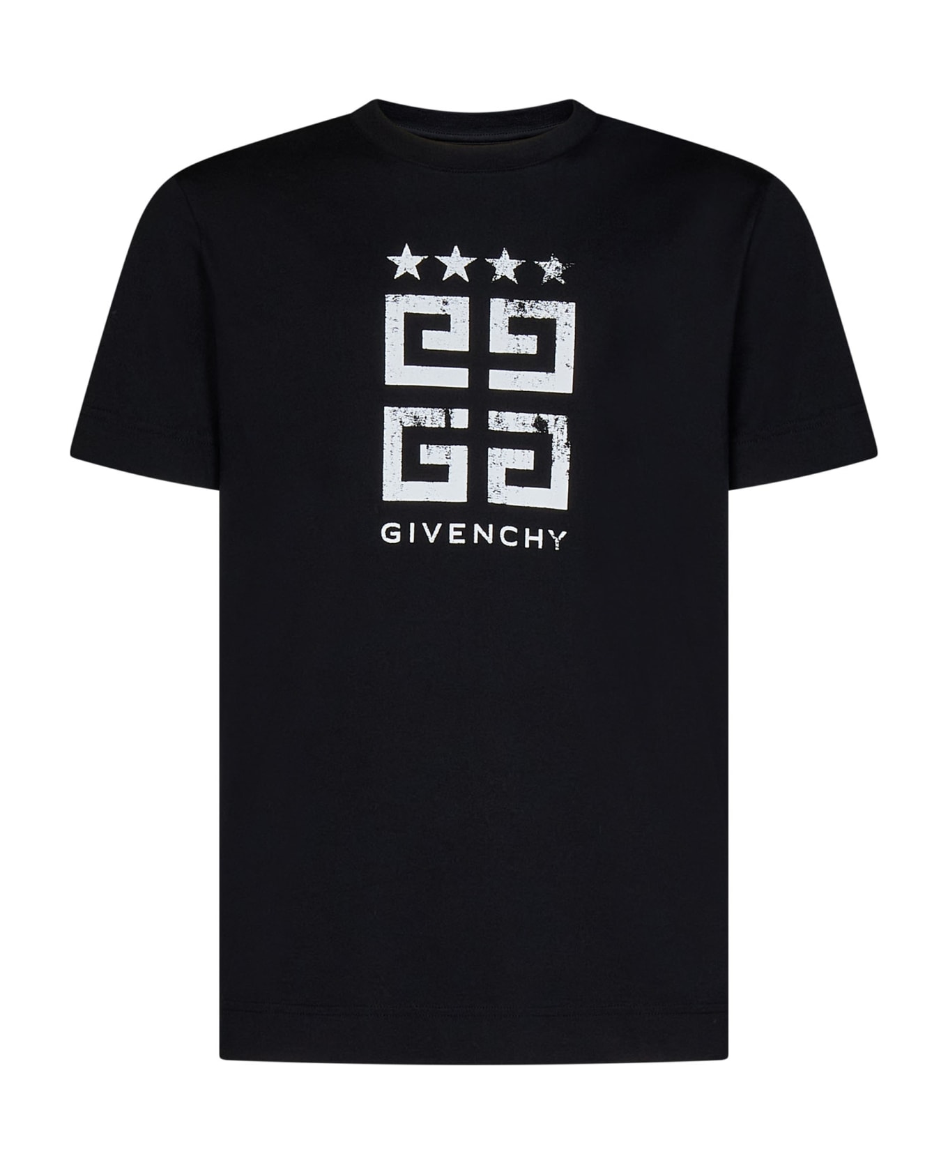 Givenchy 4g Stars T-shirt - Black シャツ