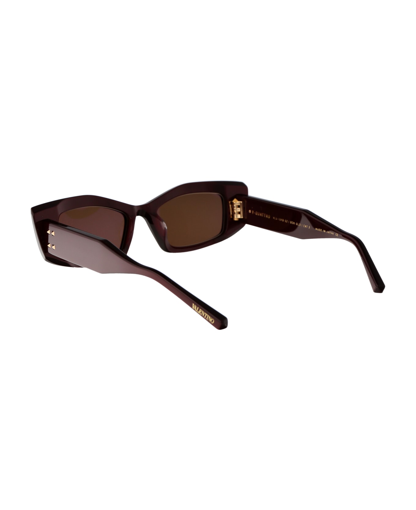 Valentino Eyewear V - Quattro Sunglasses - 109B BDX - GLD サングラス