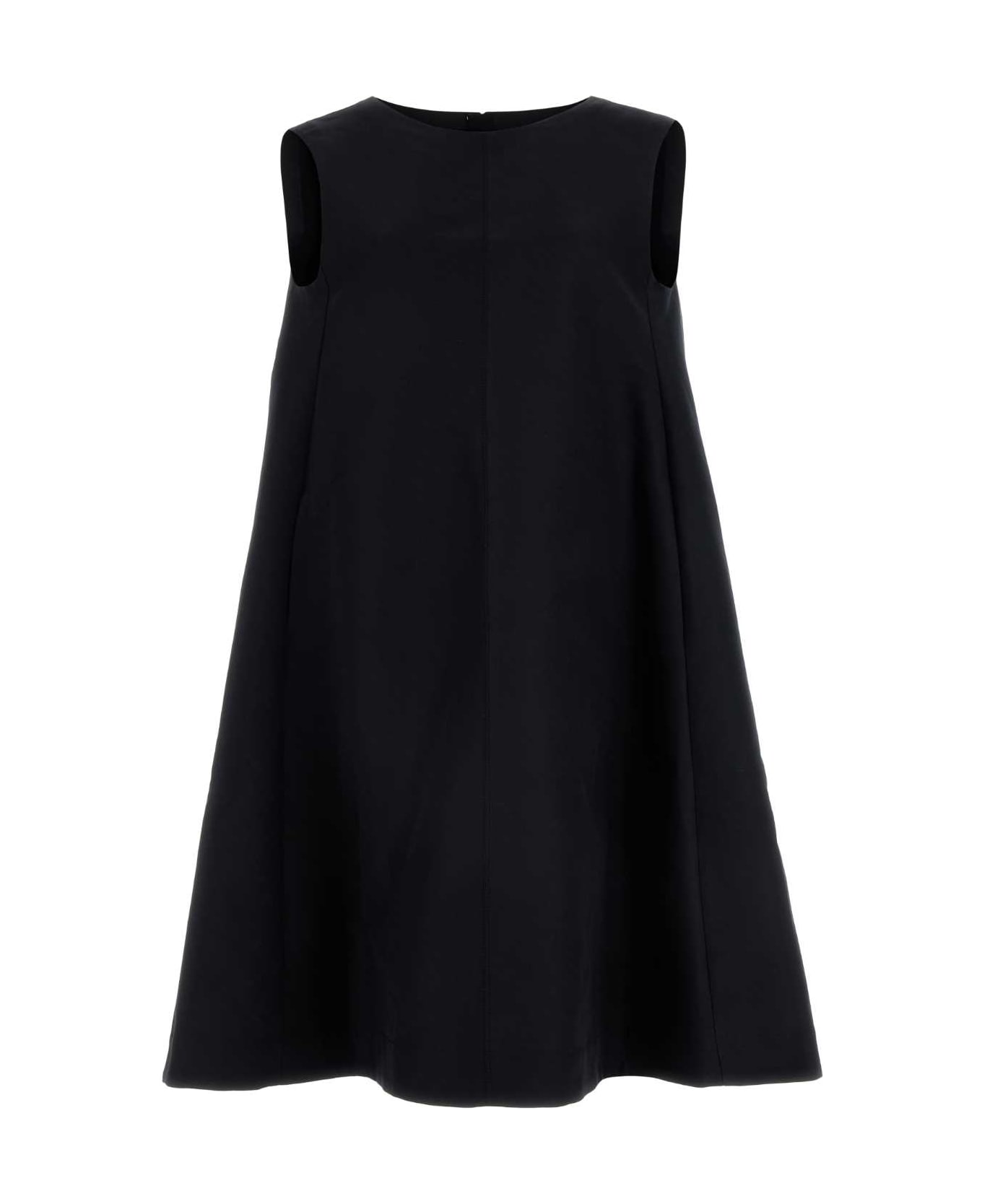 Marni Black Cady Dress - BLACK ワンピース＆ドレス