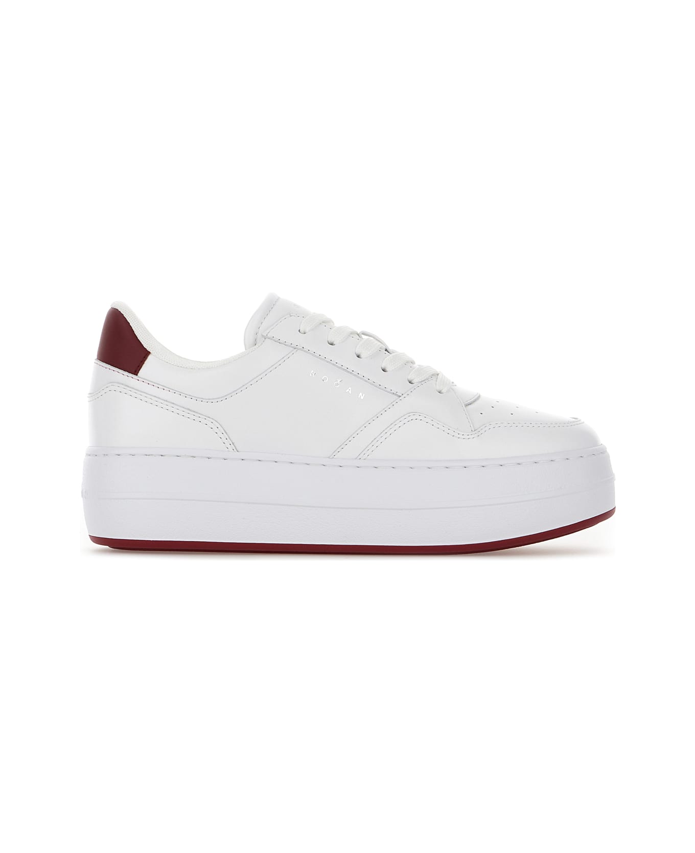 Hogan White Leather Sneakers - Bianco