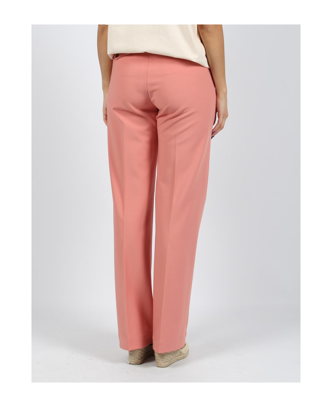 Nine in the Morning Deep Palazzo Trousers - Pink & Purple