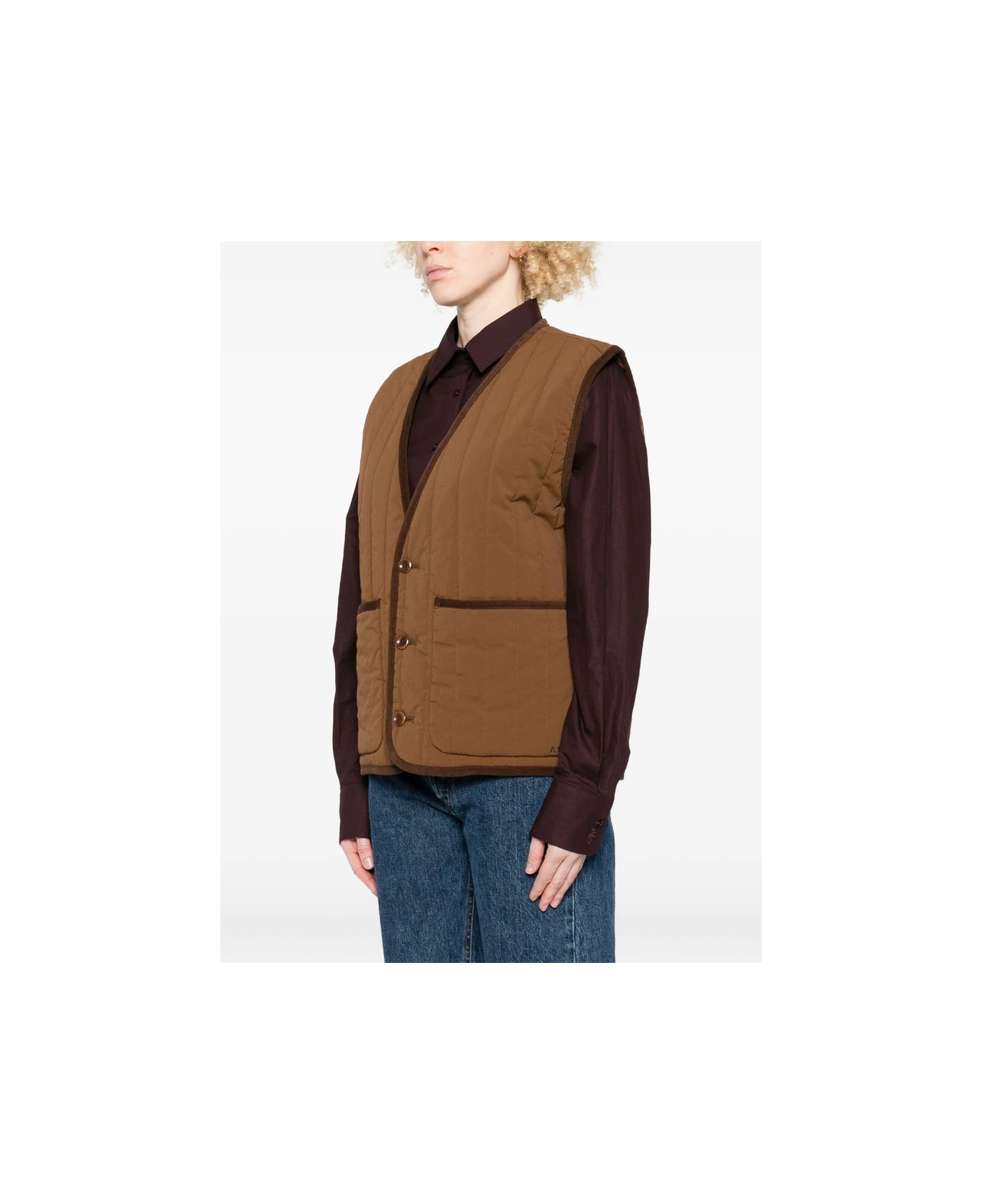 A.P.C. Outerwear - BROWN