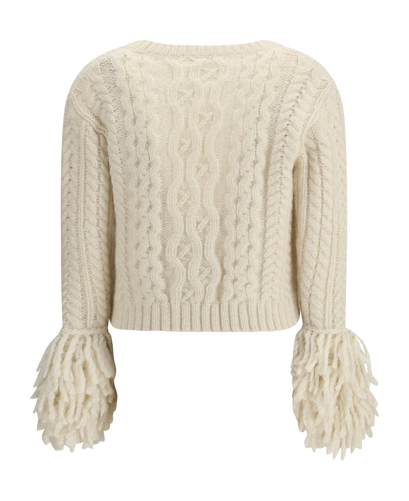 Moncler Cardigan - WHITE