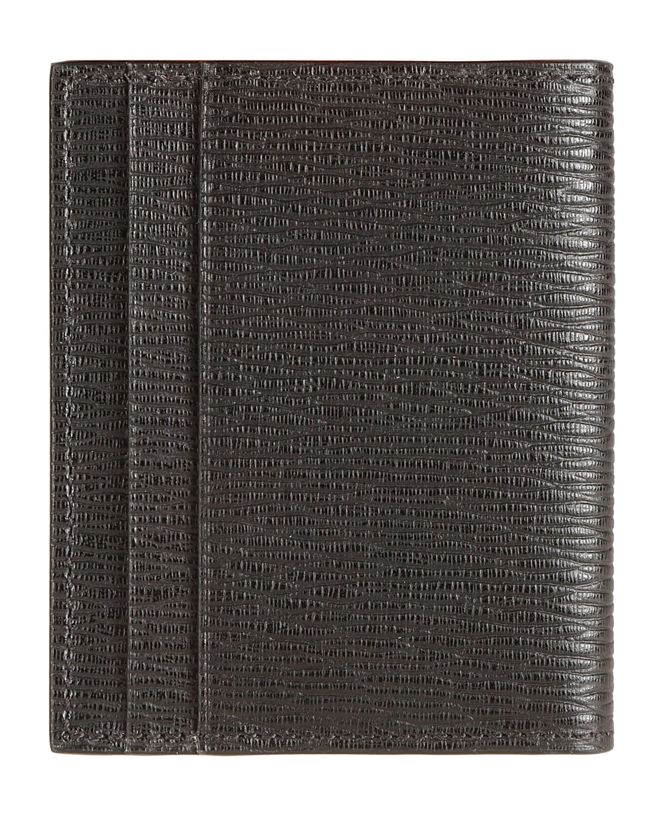 Ferragamo Logo Folded Card Holder - Black