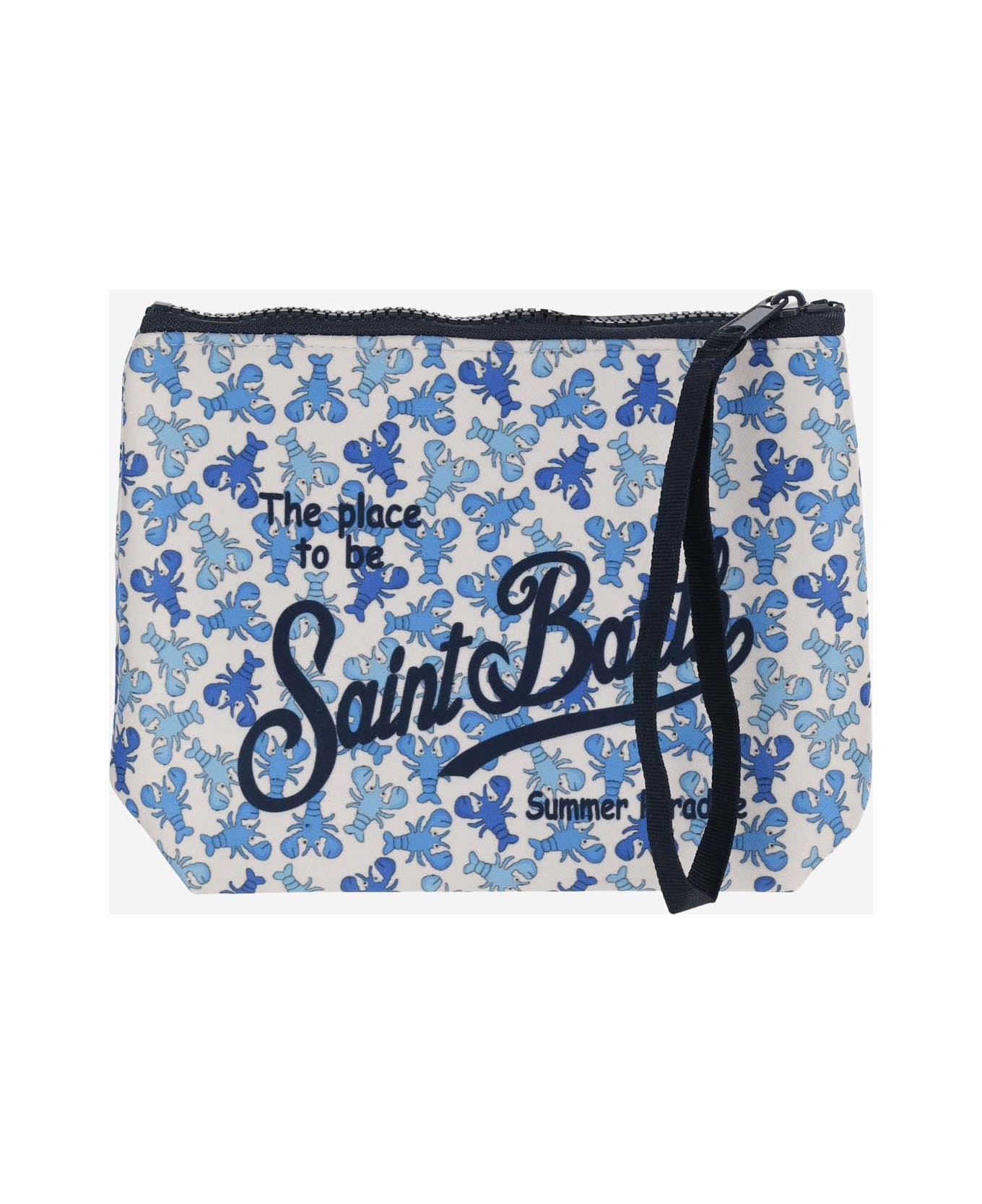 MC2 Saint Barth Scuba Clutch Bag With Graphic Print - Red クラッチバッグ