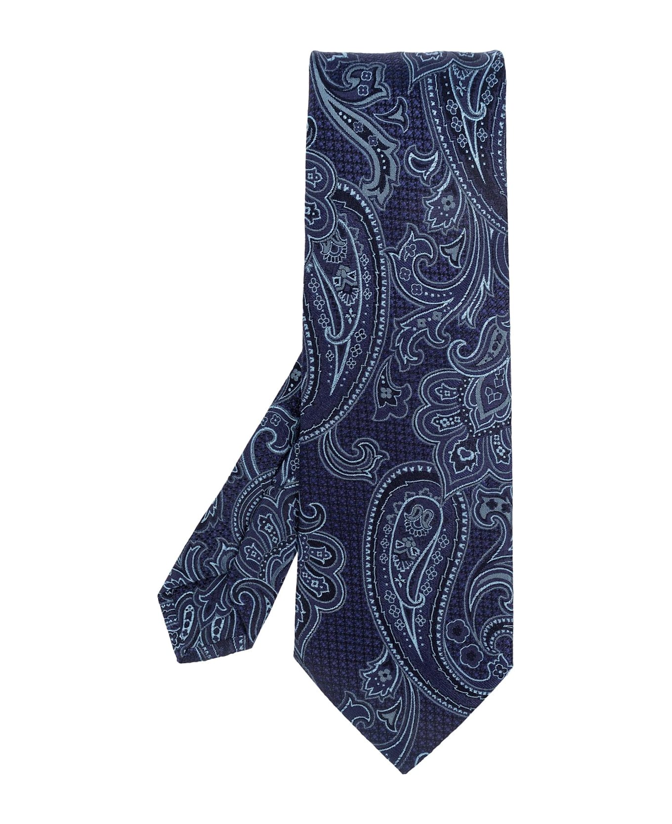 Etro Patterned Tie - BLUE