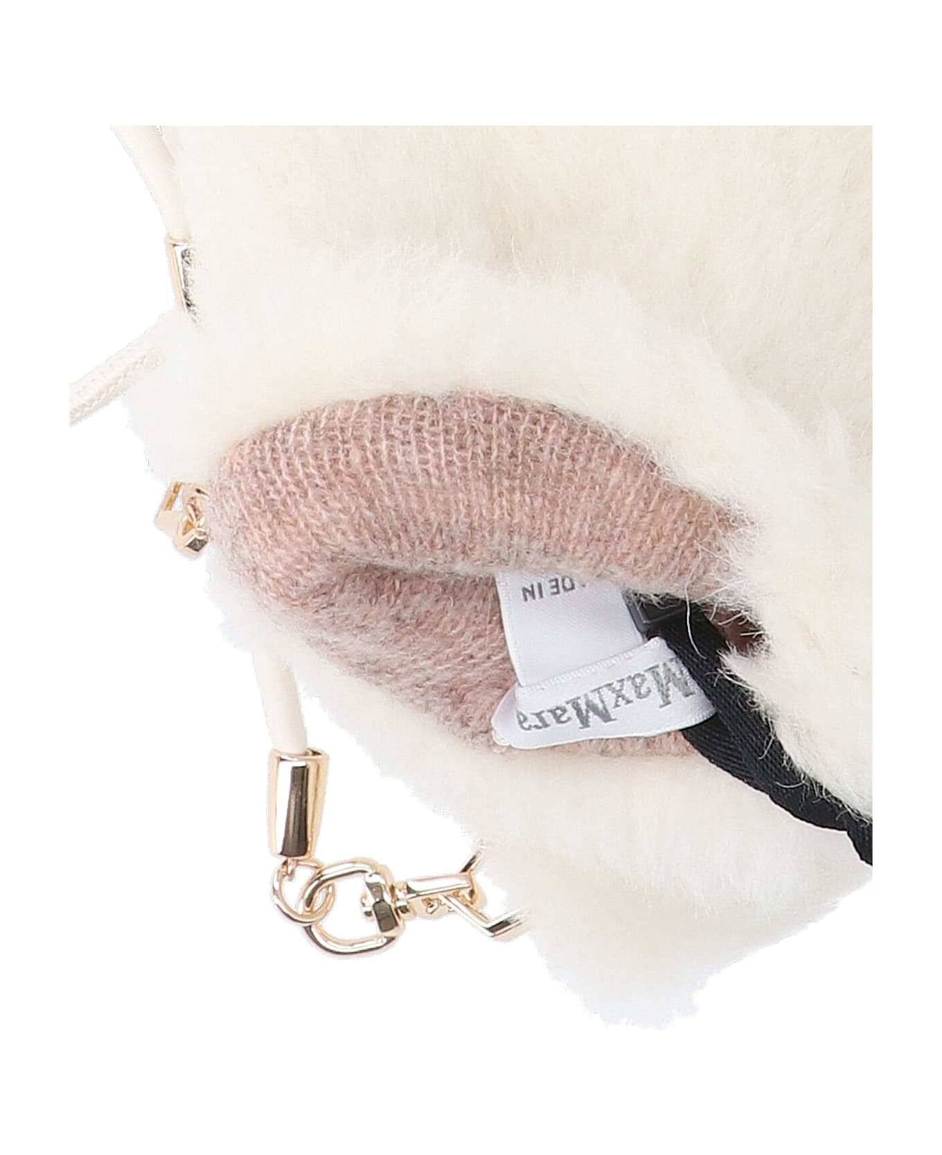 Max Mara Teddy Gloves - White 手袋