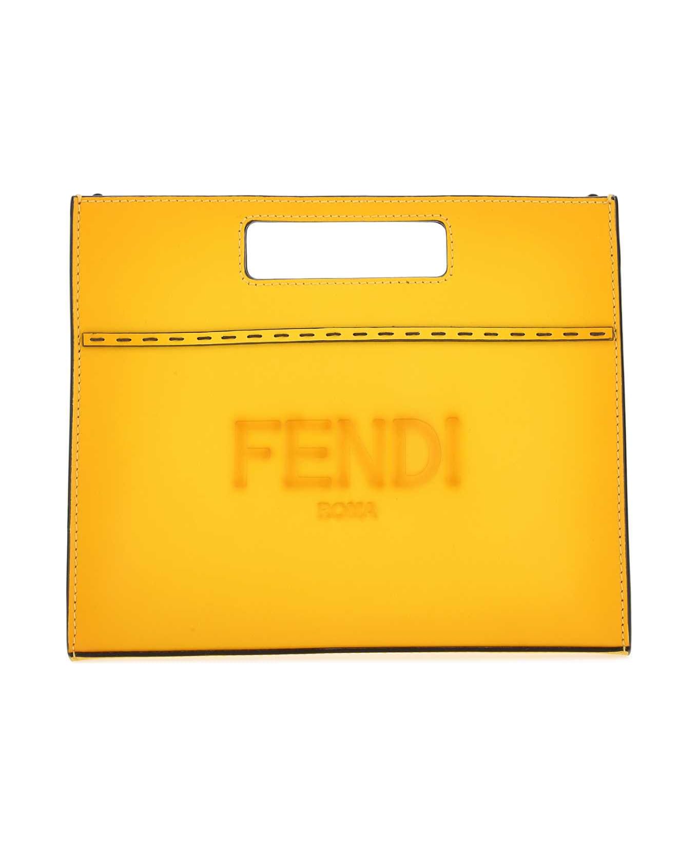 Fendi Yellow Leather Handbag - F0CHF