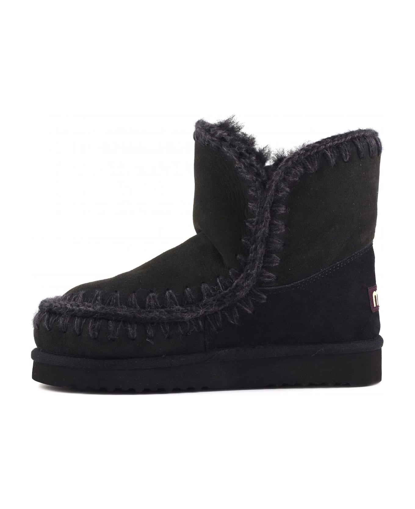 Mou Black Double-face Sheepskin Eskimo 18 - Black