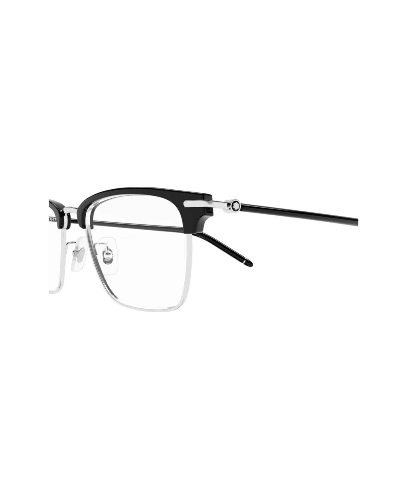 Montblanc Mb0409o-001silver-black-transparent - SILVER-BLACK-TRANSPARENT