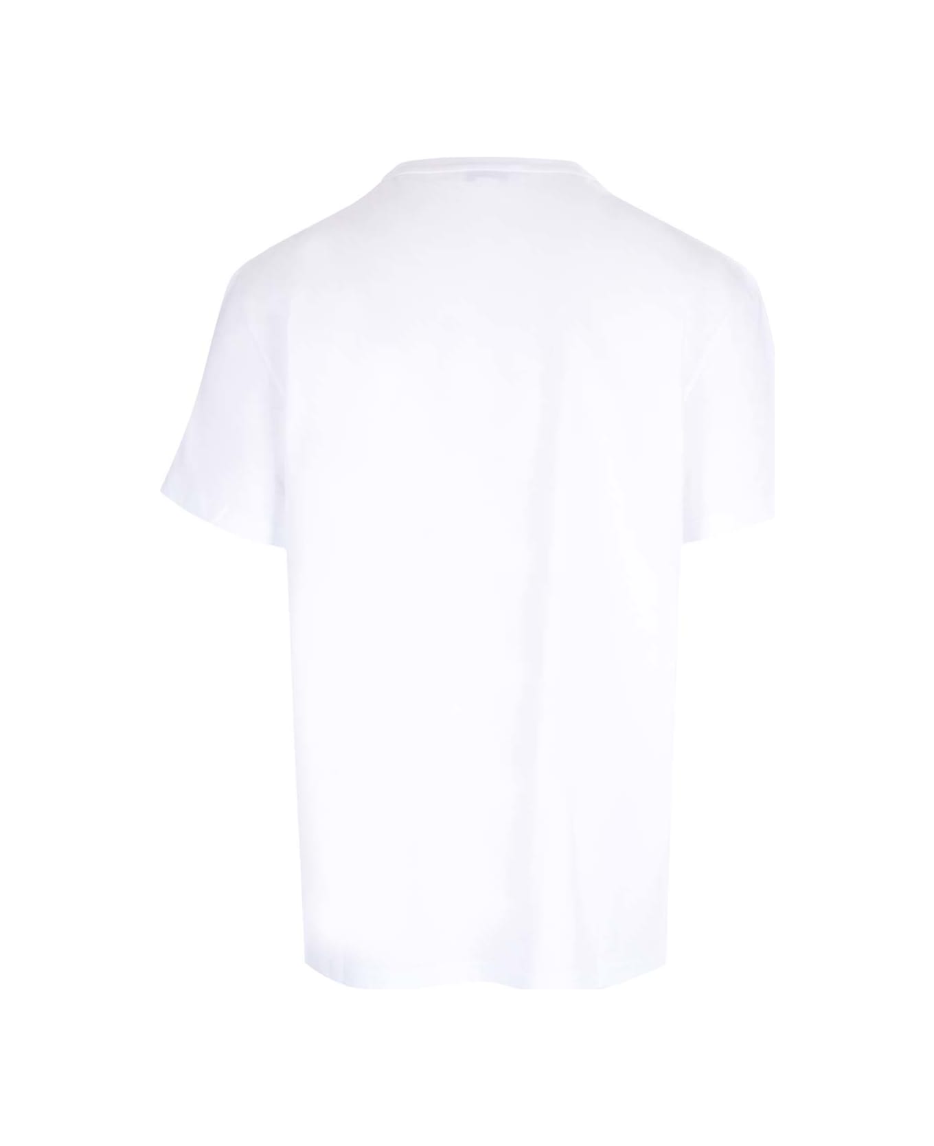 Alexander McQueen Logo Embroidered T-shirt - White