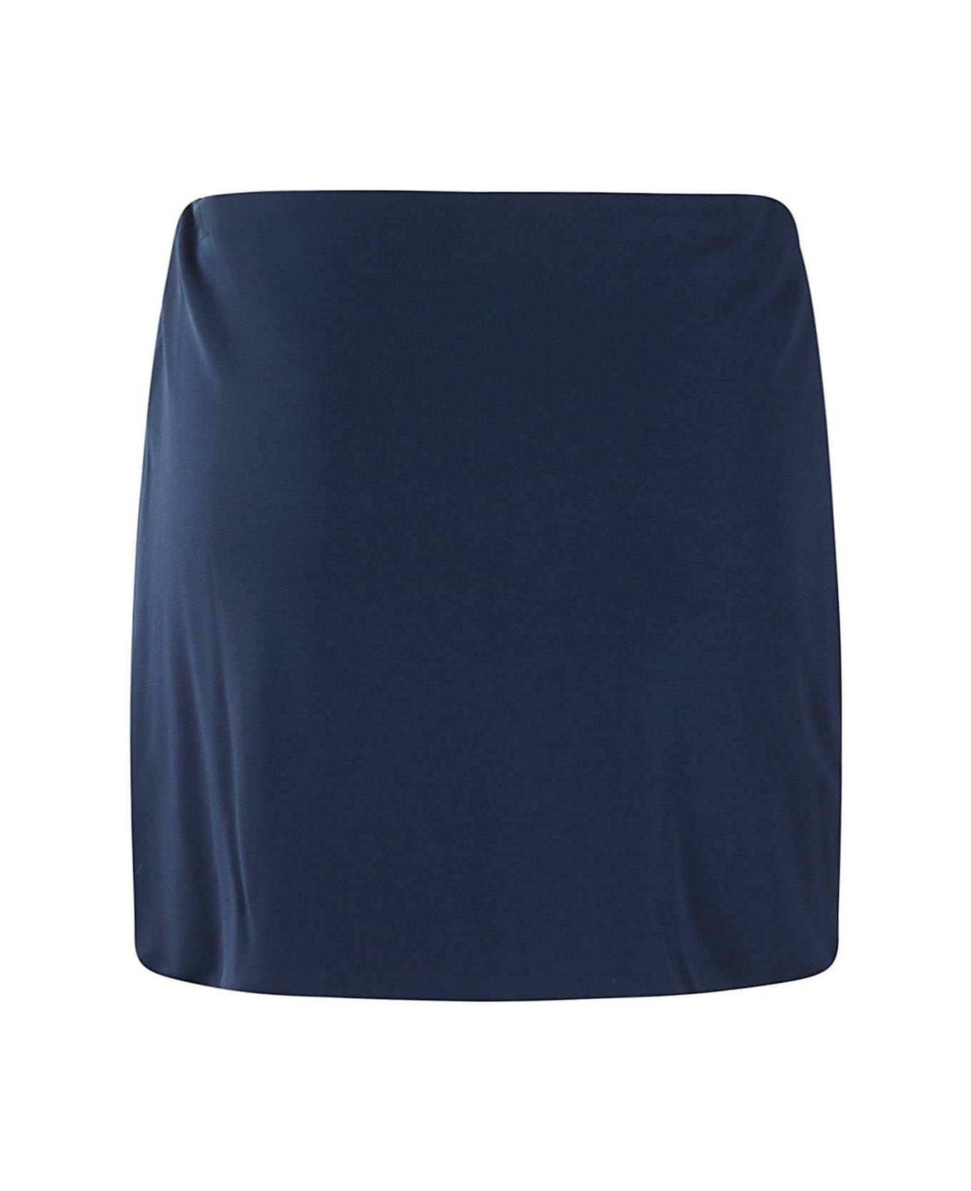 Casablanca Pleated Drapped Skirt - Blue