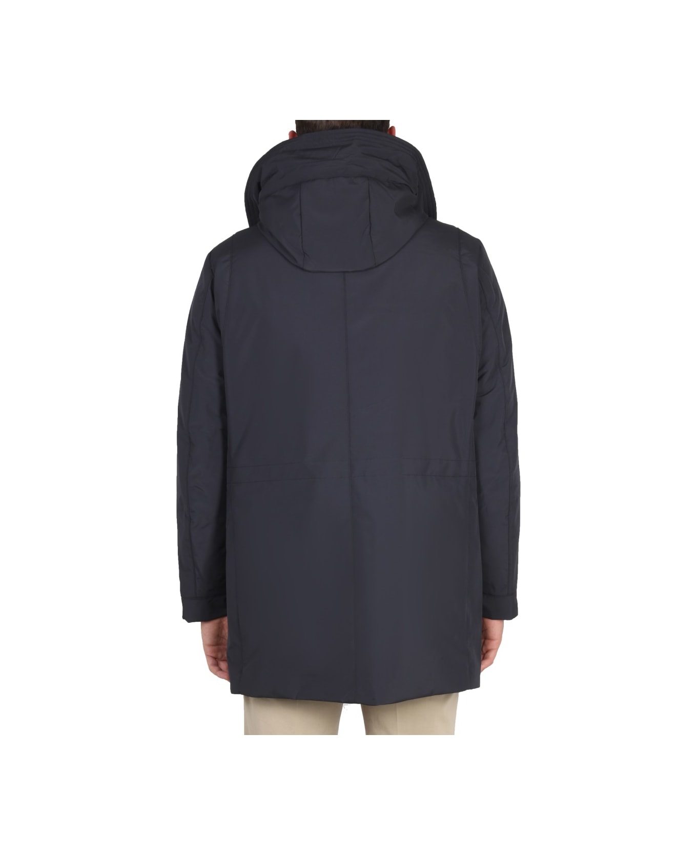 Moorer Hooded Jacket - BLUE コート