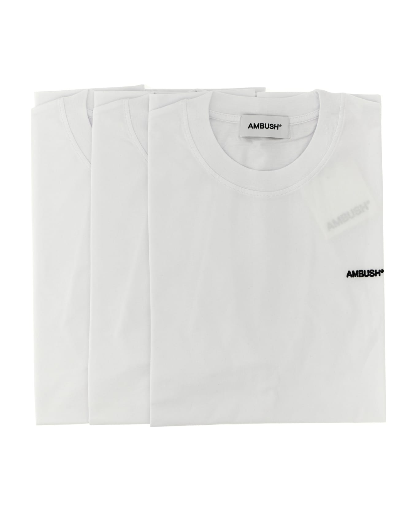 AMBUSH 3 Pack T-shirt - BLANC DE BLANC