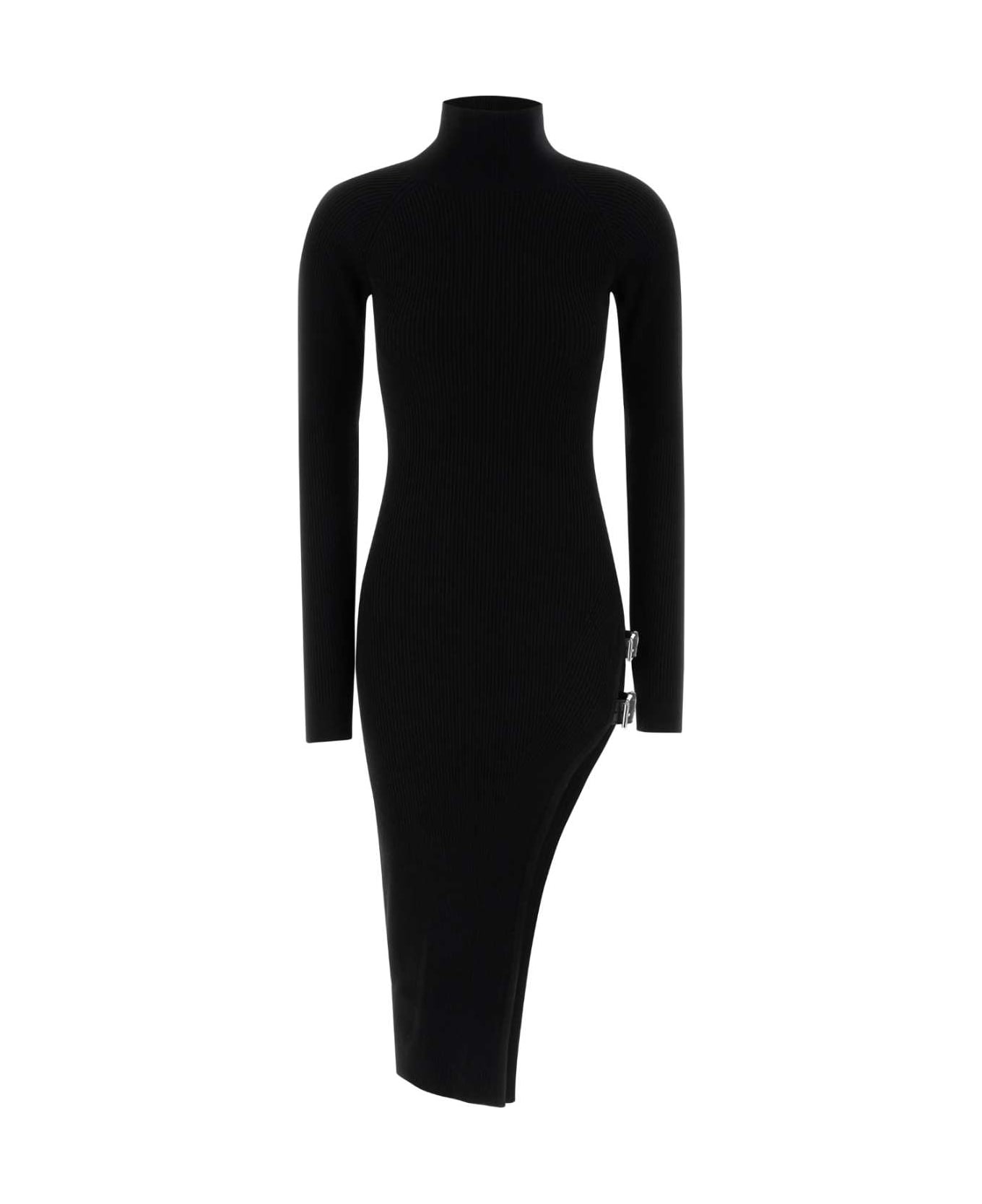 Blumarine Black Wool Dress - Black