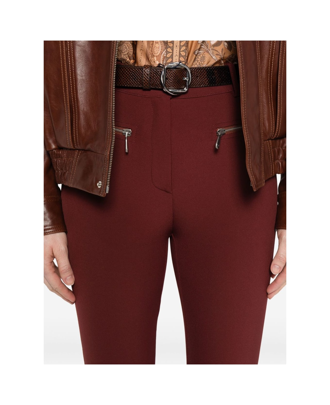 Etro Slim-fit Trousers - Purple