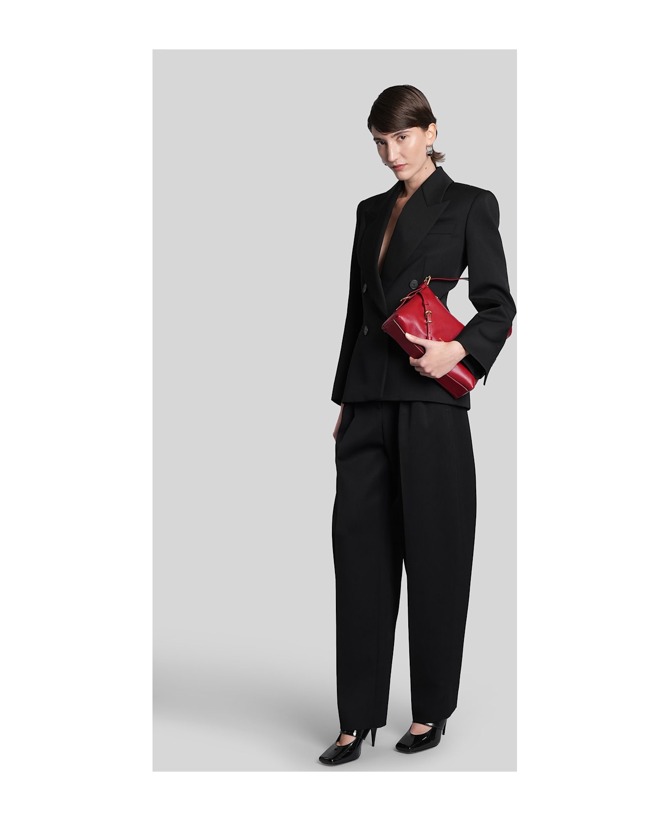 Givenchy Blazer In Black Wool - black