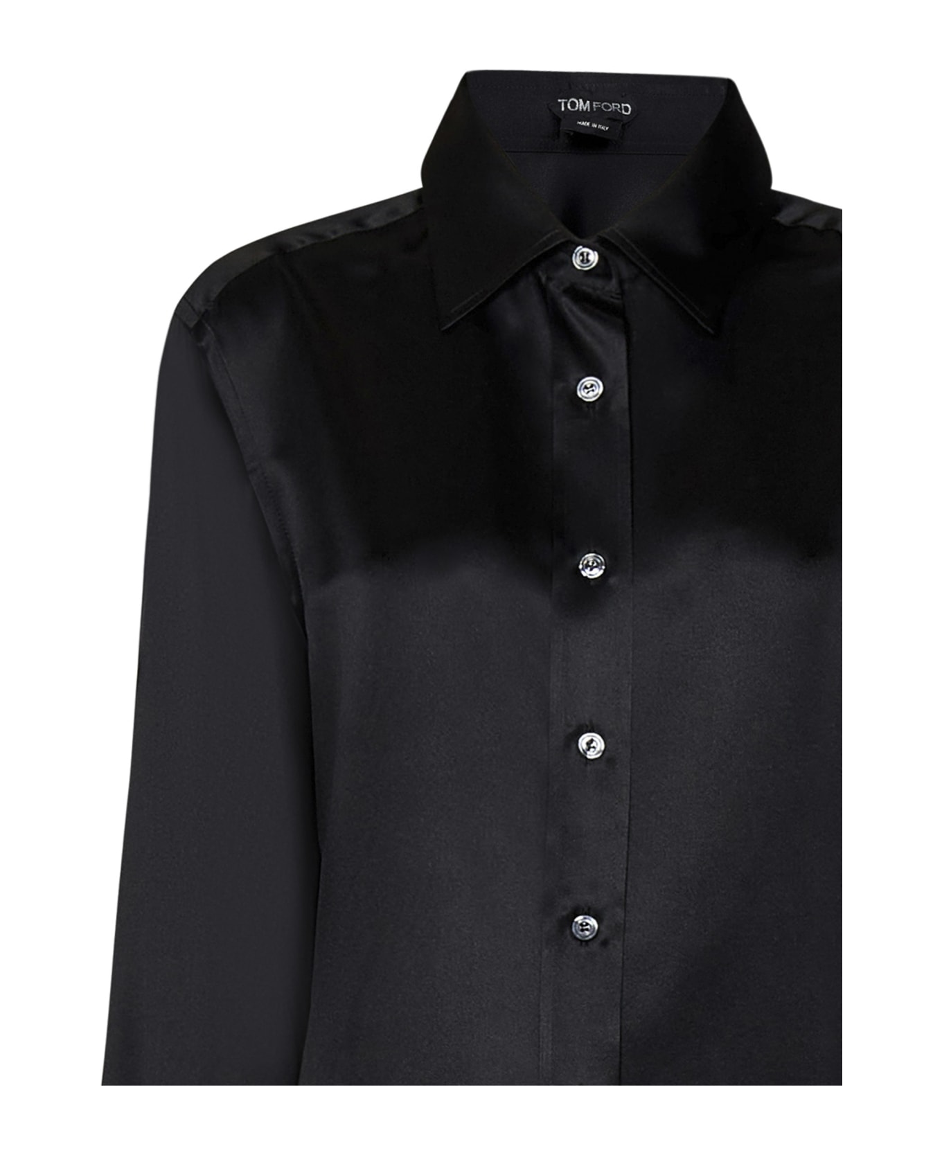 Tom Ford Satin Shirt - Black