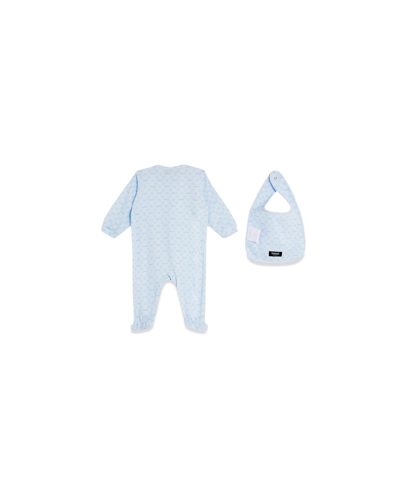 Versace Gift Set 2 Pieces Versace Morning All Hearts Jersey + Jersey + Versace Morning Print - AZURE
