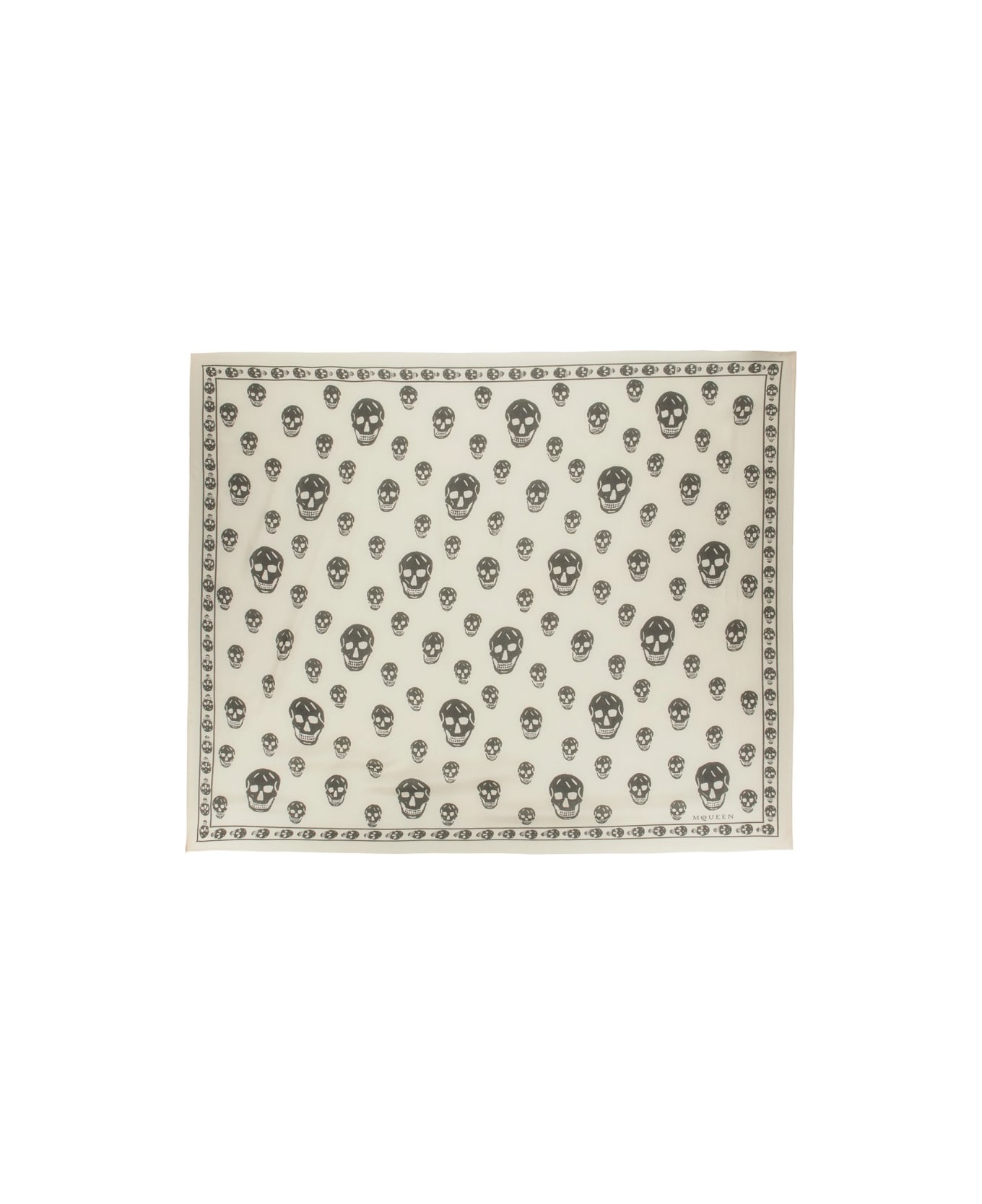 Alexander McQueen "skull" Scarf - BEIGE