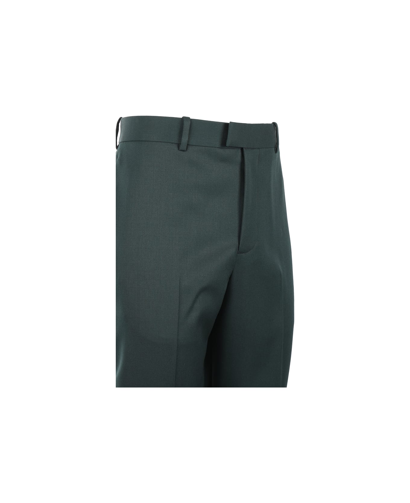 Bottega Veneta Slim-fit Icons Trousers In Stretch Grain De Poudre - Inkwell