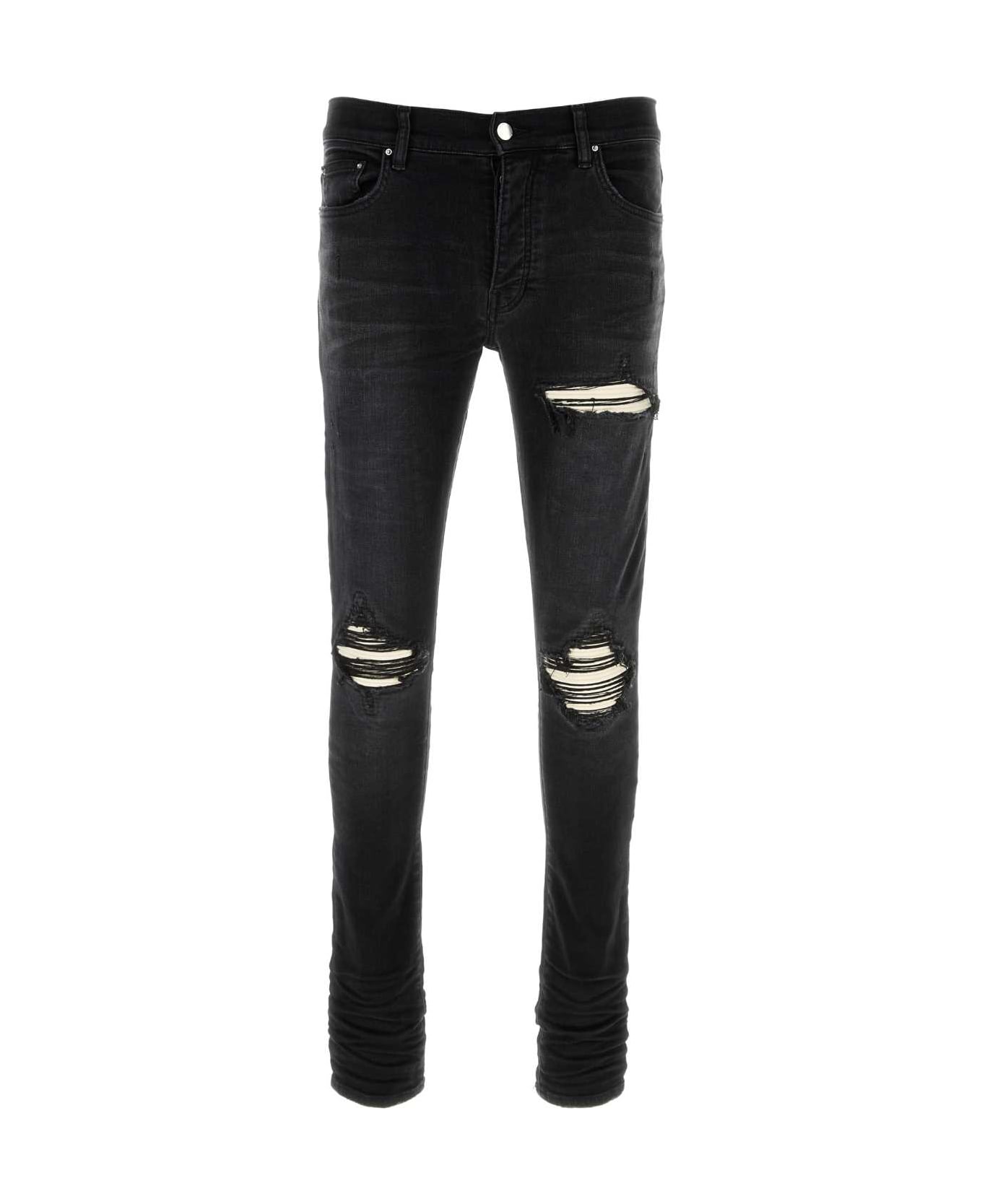 AMIRI Black Stretch Denim Jeans - VINTAGEBLACK