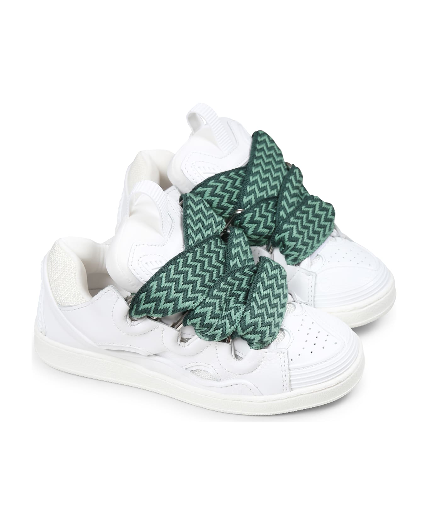 Lanvin White Sneakers For Kids - White