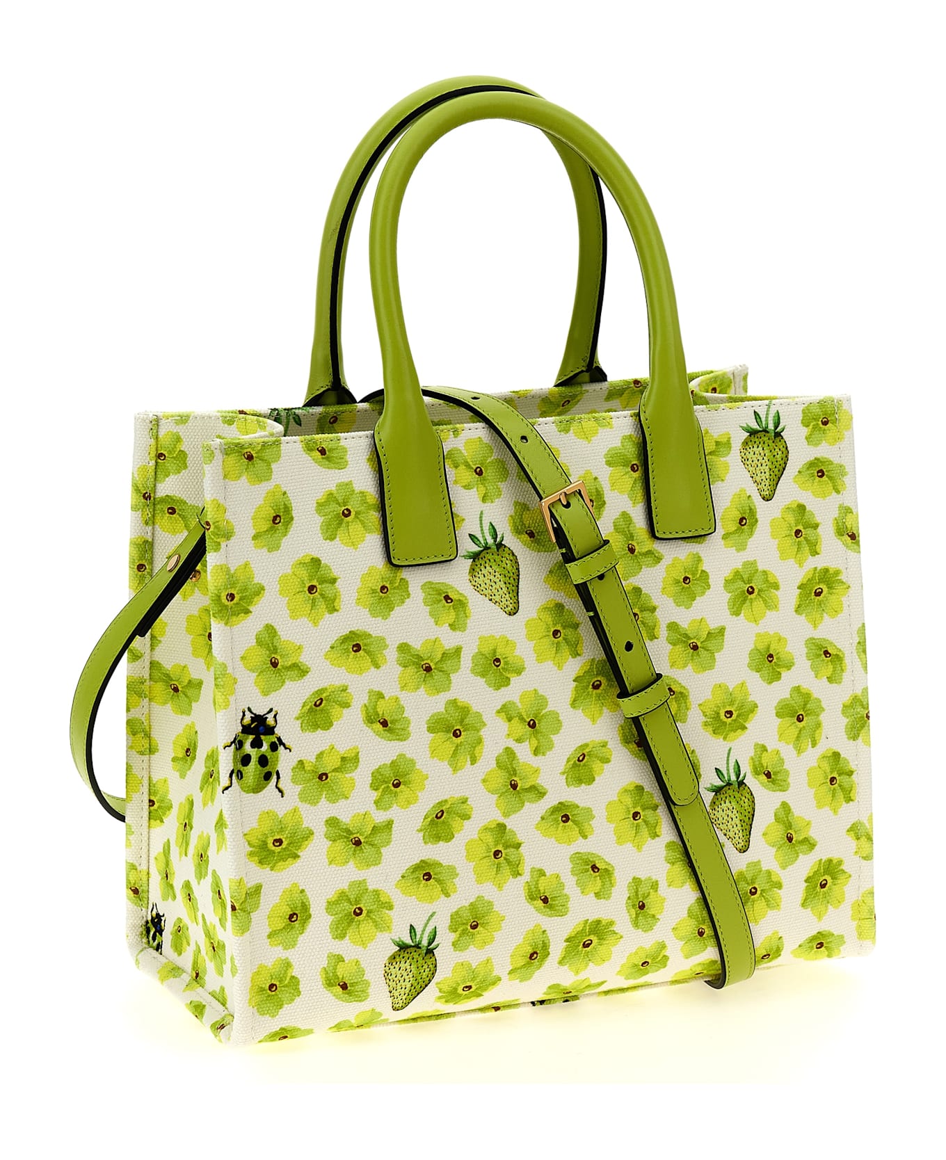 Versace 'la Medusa' Shopping Bag - Green