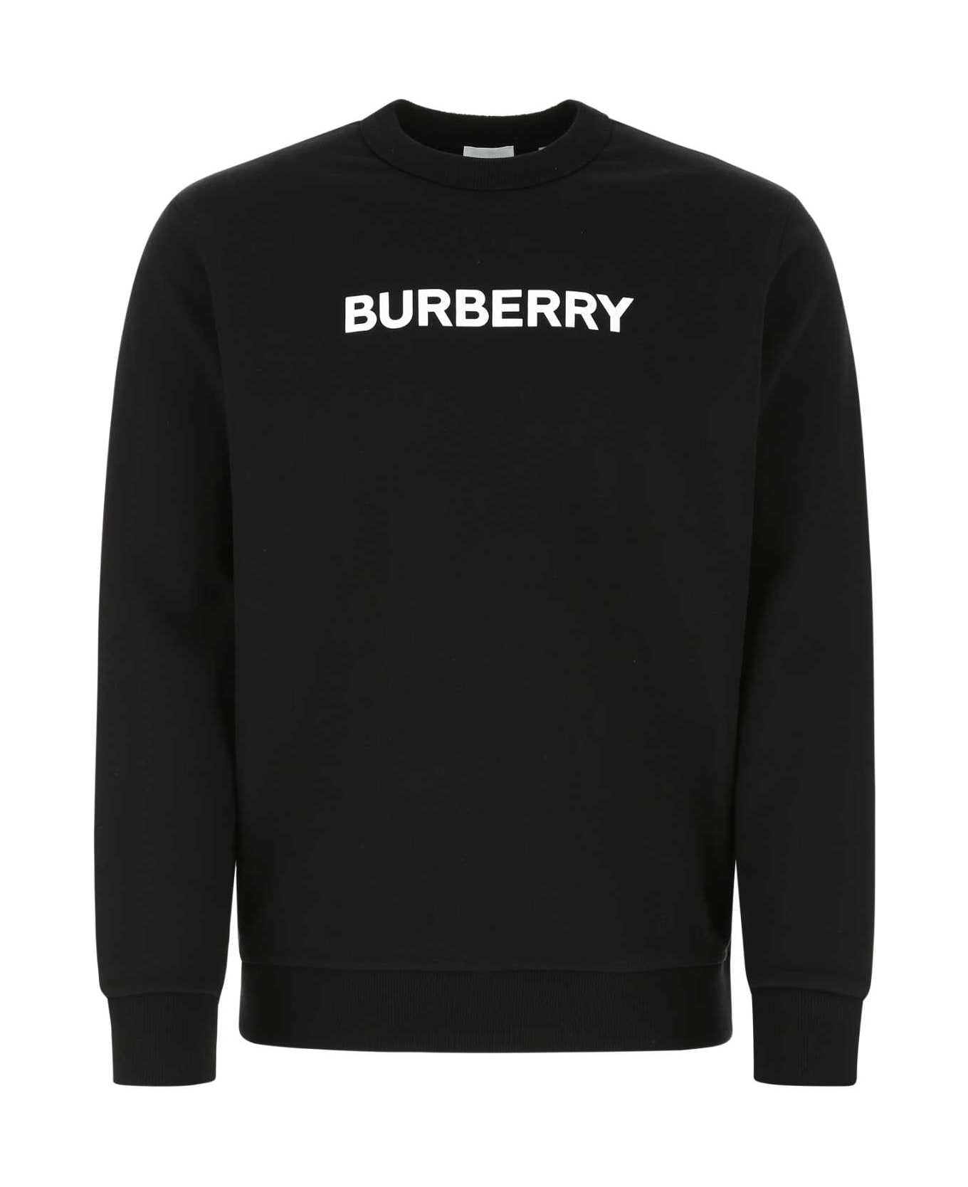 Burberry Black Cotton Sweatshirt - A1189