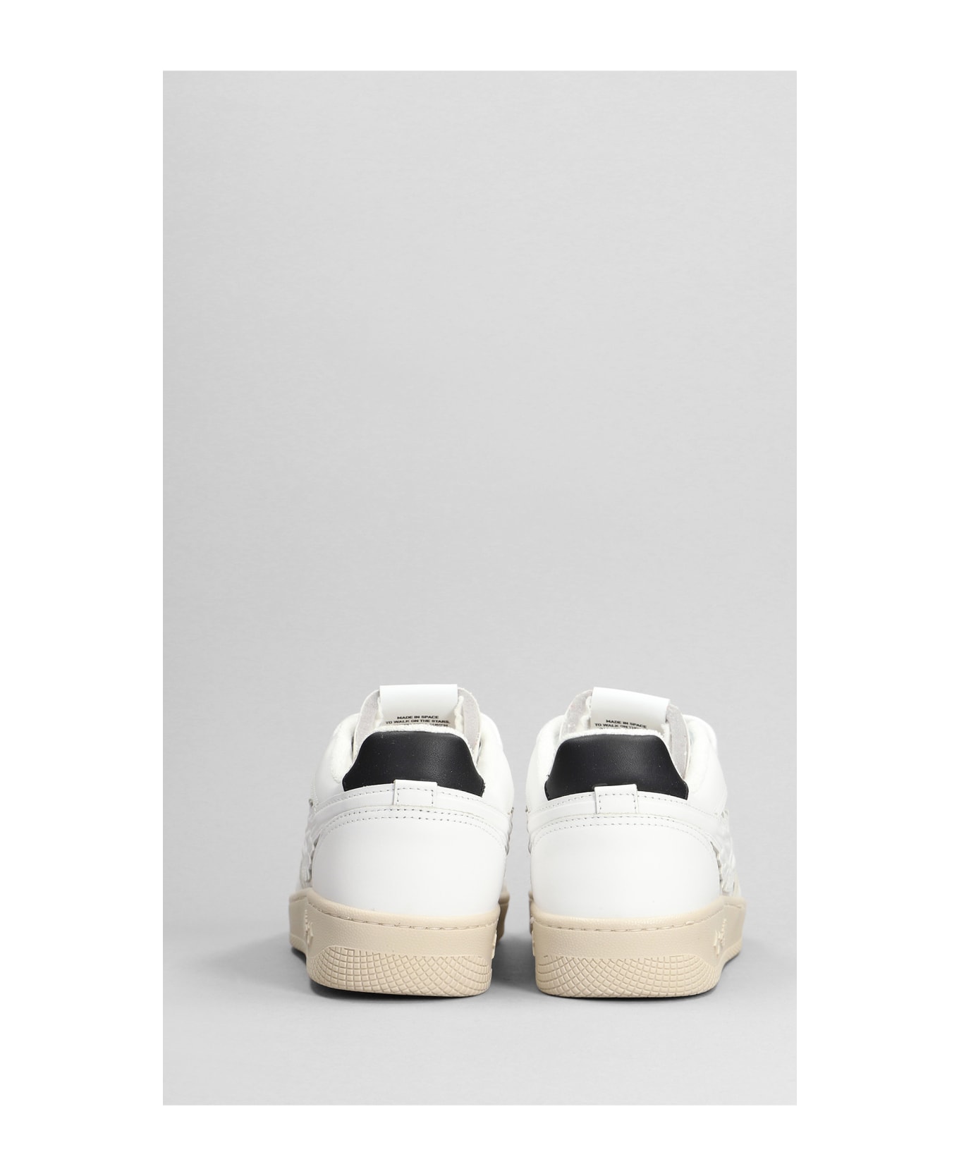 Enterprise Japan Sneakers In White Leather - White