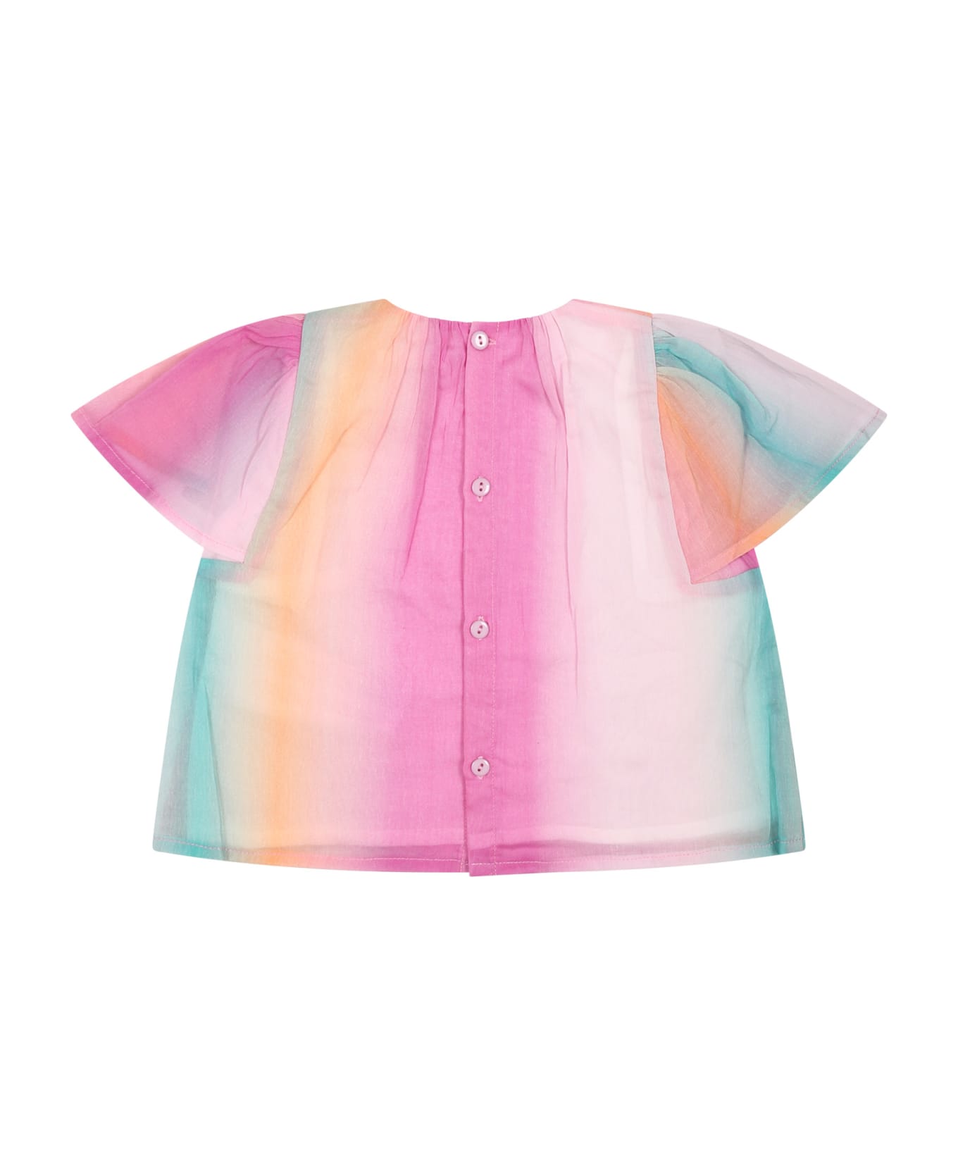 Chloé Multicolor Top For Baby Girl - Multicolor トップス