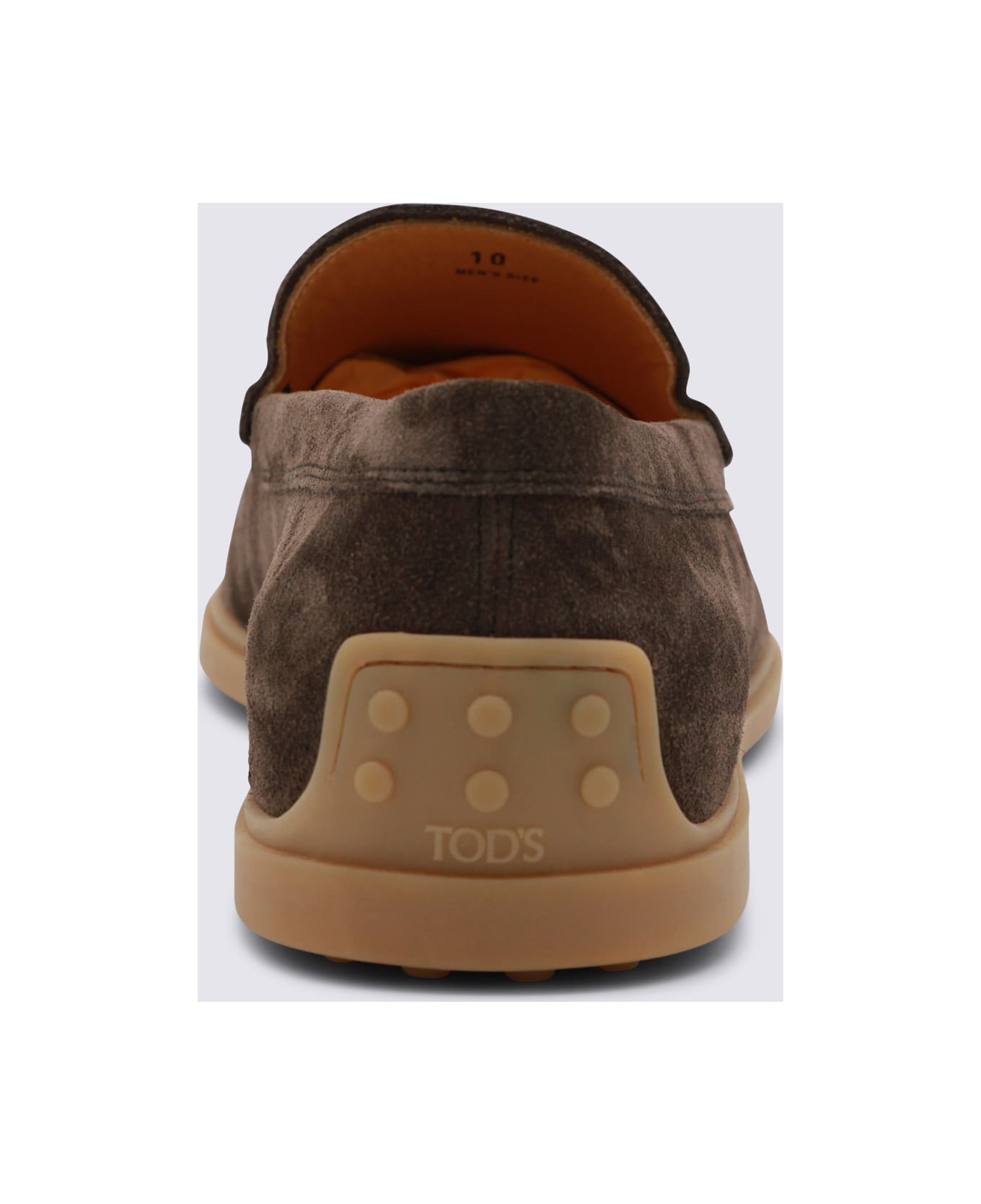 Tod's Dark Brown Leather Loafers - TESTA MORO