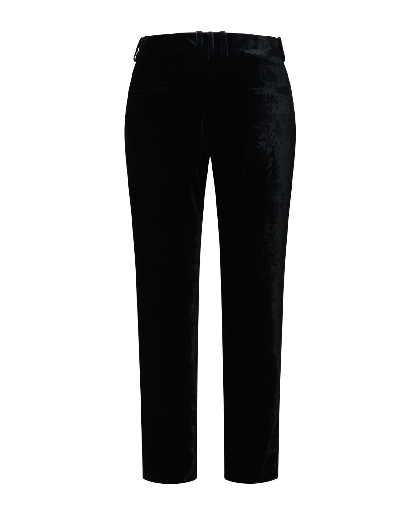 Balmain Velvet Pants - Black