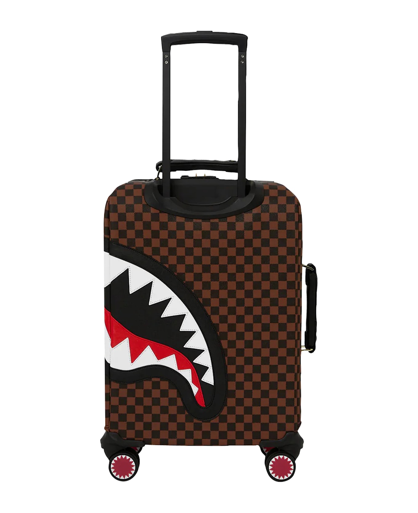 Sprayground Sawtooth Sharks In Paris Suitcase - Brown