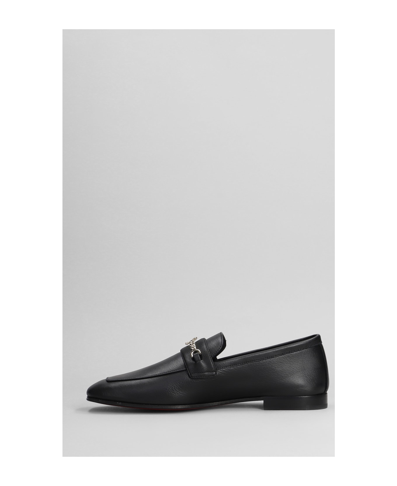 Christian Louboutin Mj Loafers In Black Leather - black