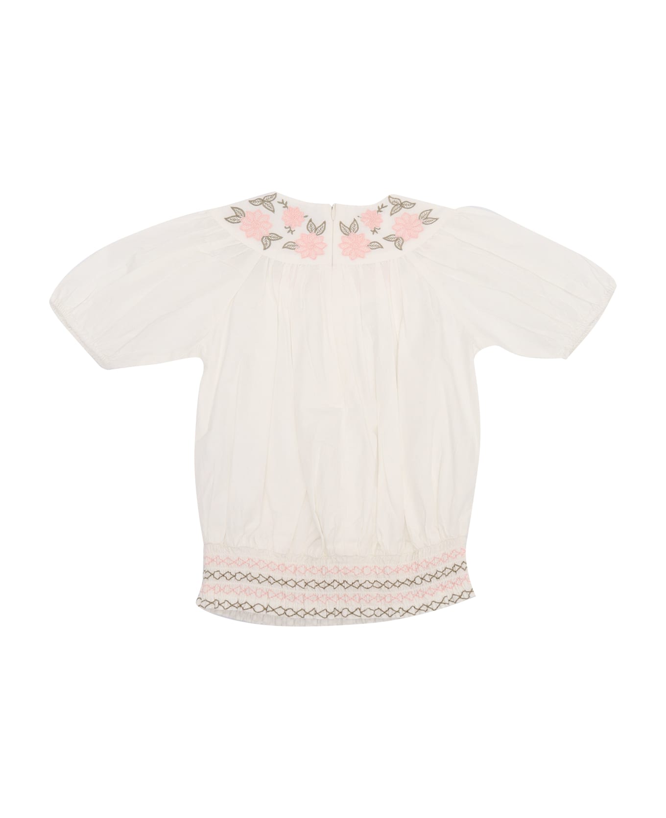 Tartine et Chocolat Dress - WHITE